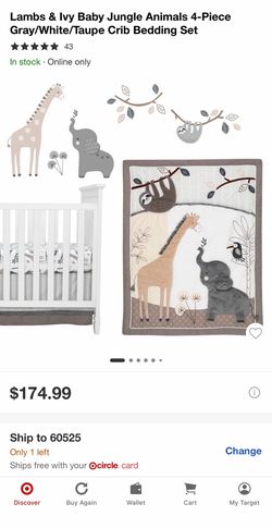 Lambs and Ivy crib bedding set