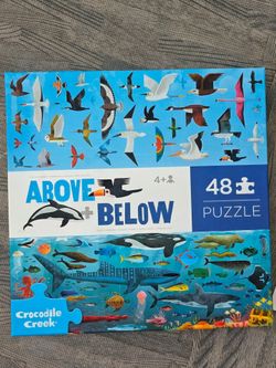 Crocodile Creek Above & Below 48-Piece Puzzle