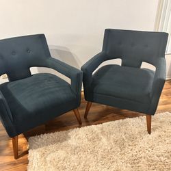 2 Modway Sheer Upholstered Fabric Armchair-EEI-2142
