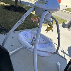 Baby Swing w/ Lullaby Carousel