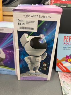 West & Arrow Galaxy Astronaut Projector, White