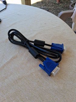 VGA male to male computer monitor cable wire cord
