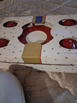 Sakura Galaxy Red Holiday Dinner Set