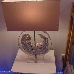 Uttermost Amber Driftwood Lamps