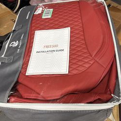 Interior Car Seat Covers Red. Universal Bucket Seats Front And Back Bench  Rear for Sale in Las Vegas, NV - OfferUp
