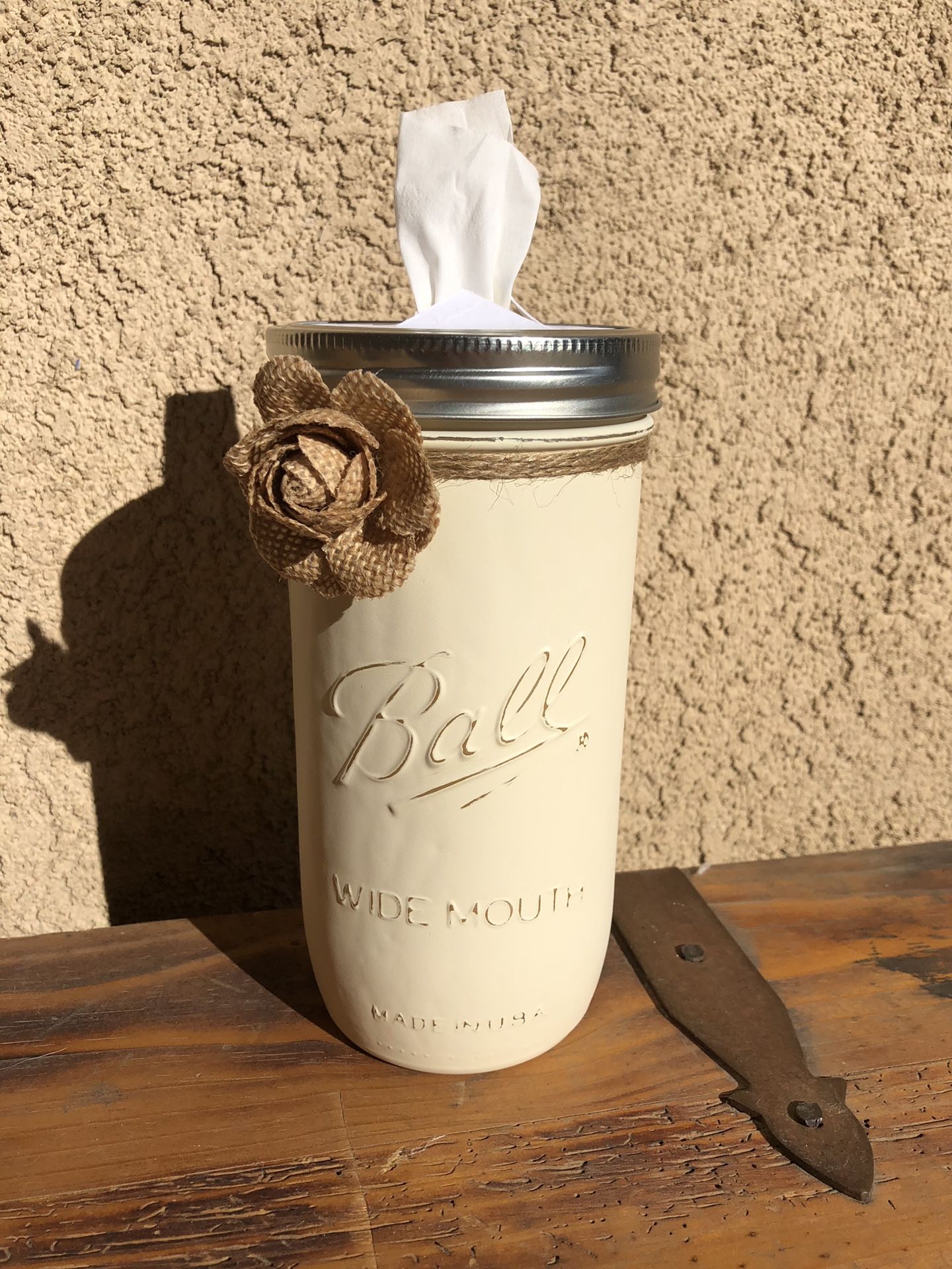 Kleenex Mason Jars