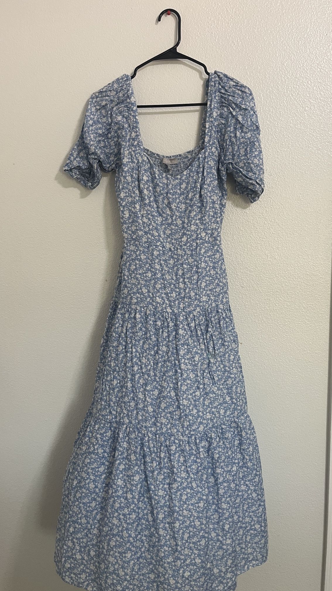 Floral Blue Dress