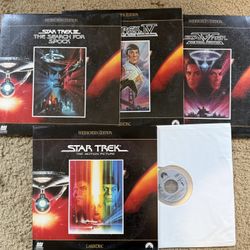 Star Trek Laserdisc Lot x5
