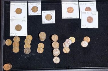 Lincoln Cent Collection with Error Coins - 1(contact info removed)-D Lincoln’s