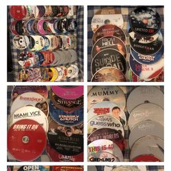 Lot Of Scratched DVD Movies 