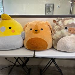 Various 24 inch Jumbo Squishmallows - Bird, Dog, Cow Regular price $19