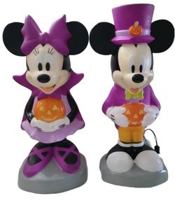Mickey and Minnie Halloween Blow molds