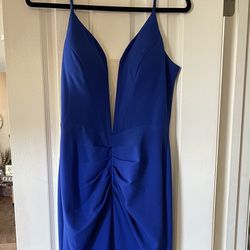 Formal/Prom Dress, Royal Blue, Mermaid Style. Used Once.