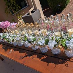 Wedding Decor (Pink, White And Gold Theme - With LED lighting 