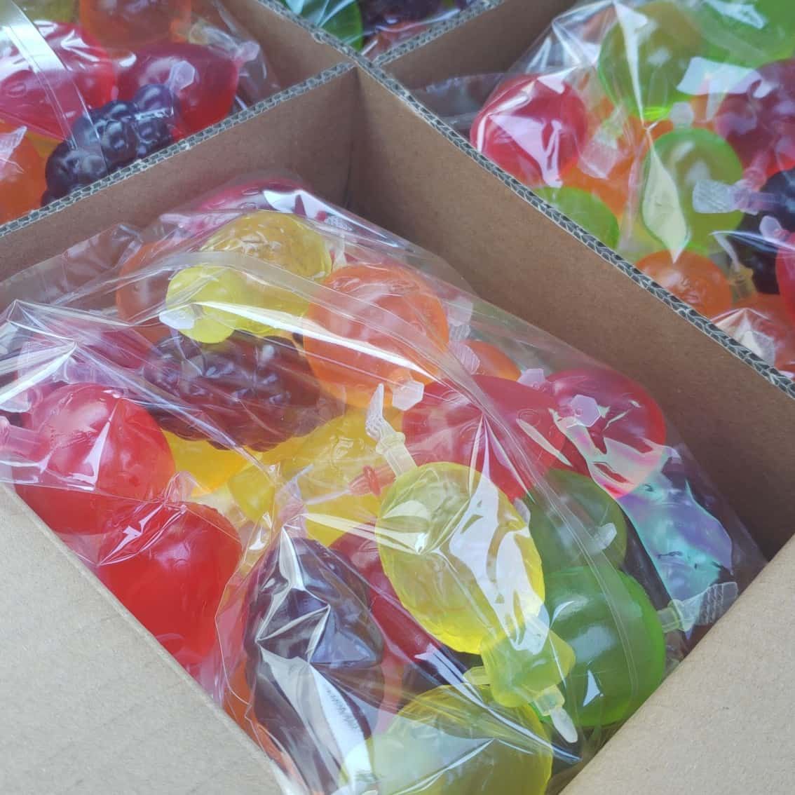 Fruity's Ju-C Jelly Bags - Famous Tik Tok TikTok Jelly Candy - 25 Pieces Per Bag