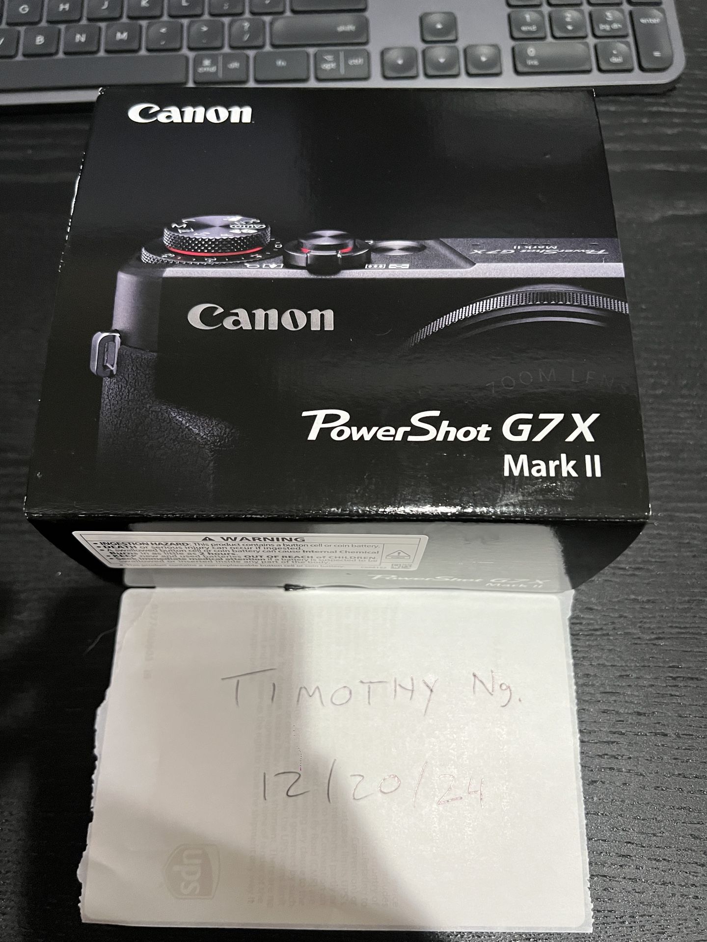 BRAND NEW ✅ 📸Canon PowerShot G7 X Mark II Camera BLACK (US) ✅