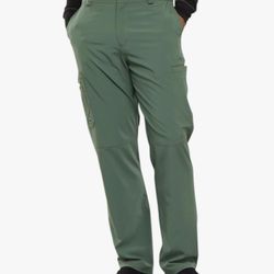 Infinity Men's Scrub Pants Modern Fit 6 Pockets Tapered Leg with Drawstring