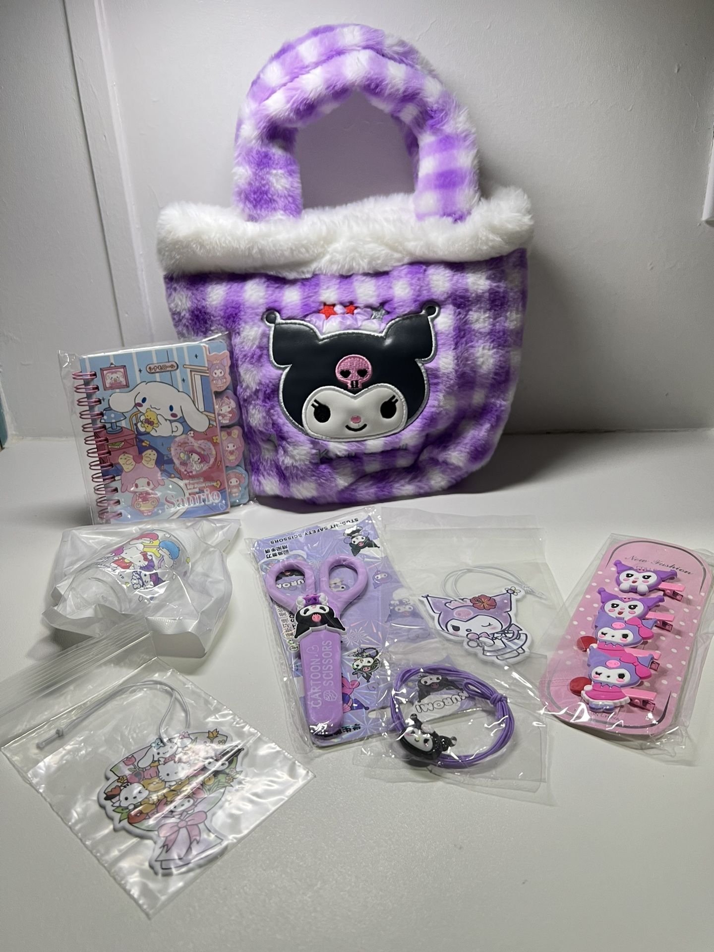 Stationary set purple color 8 piece’s
