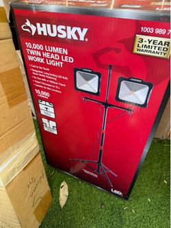 Husky 10,000 Lumen Twin Head Work Light