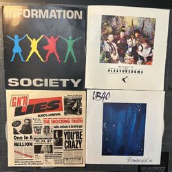 (4) CDs: Guns & Roses, Information Society, UB40, Frankie Goes To Hollywood 