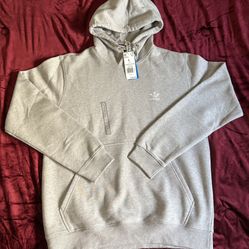 Men’s Large Adidas Gray Hoodie