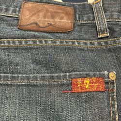 7 For All Mankind Bootcut Men’s Waist 33 Jeans 
