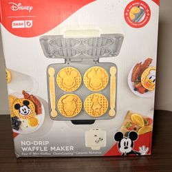 Disney Waffle Maker Four Characters Included