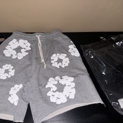 Denim Tears Grey Shorts Small/ Medium 