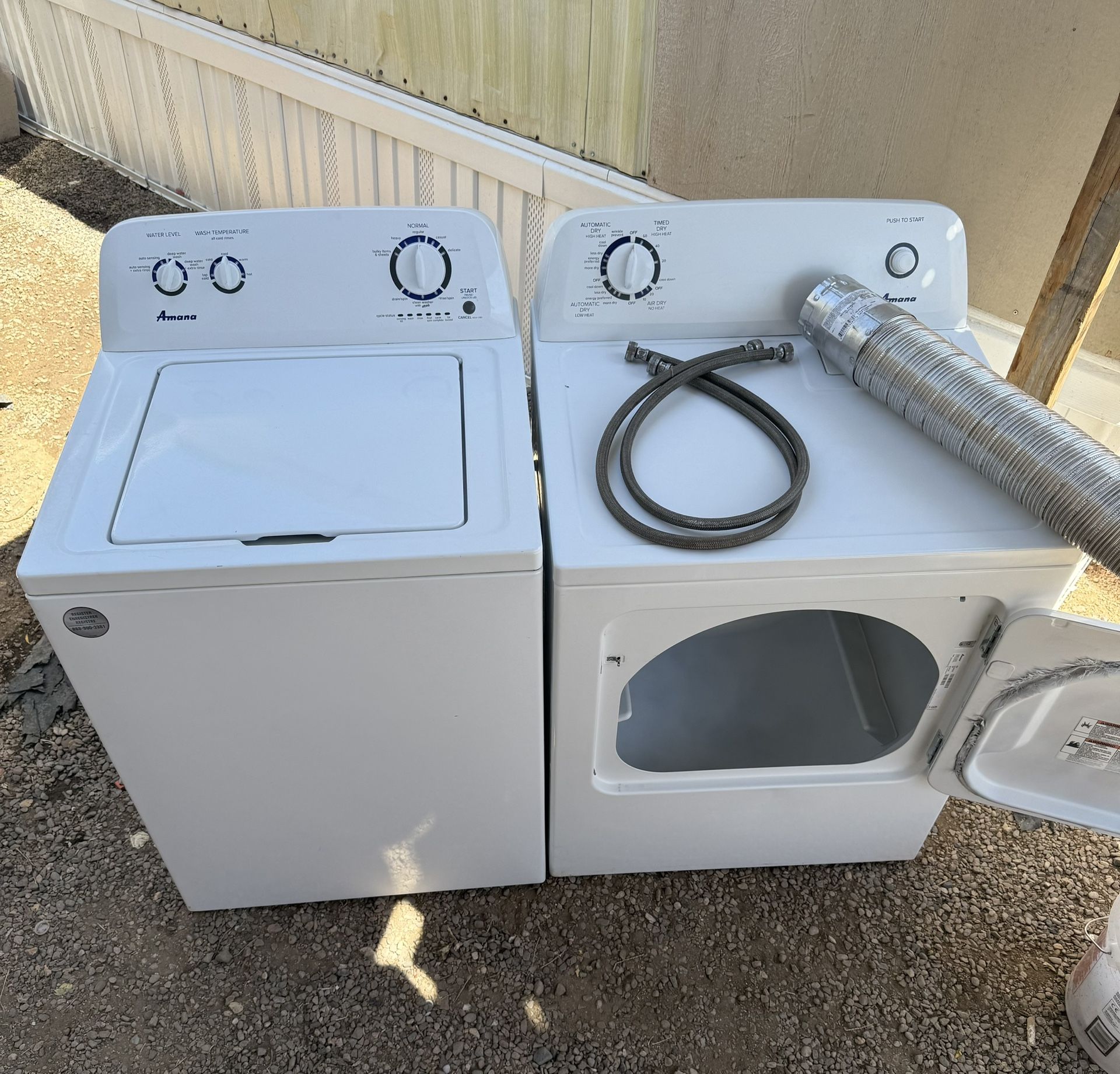 Washer And Dryer Set Amana Whirlpool High Efficiency