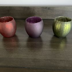 Votive Candle Trio Like New