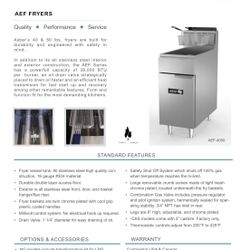 Commercial 50 Lb Fryers