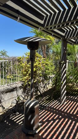 Outdoor Patio Cafe Heater with two tanks
