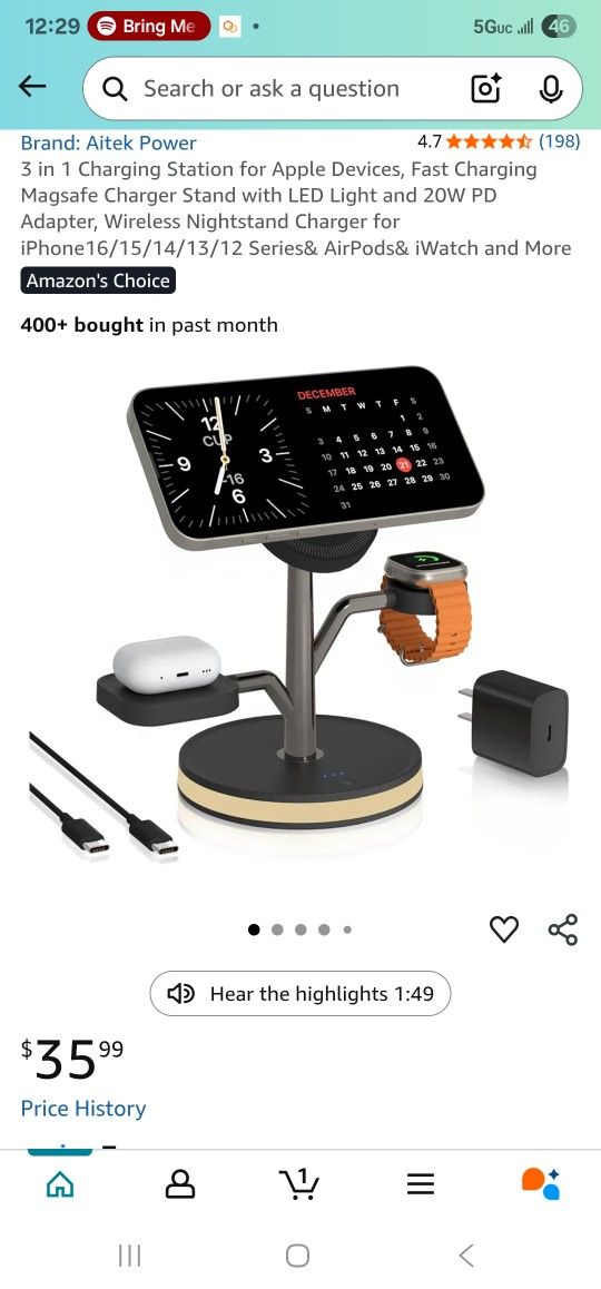 3 in 1 Charging Station