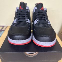 DS Air Jordan 4 Retro “Bred Reimagined” 2024 PS size 3Y