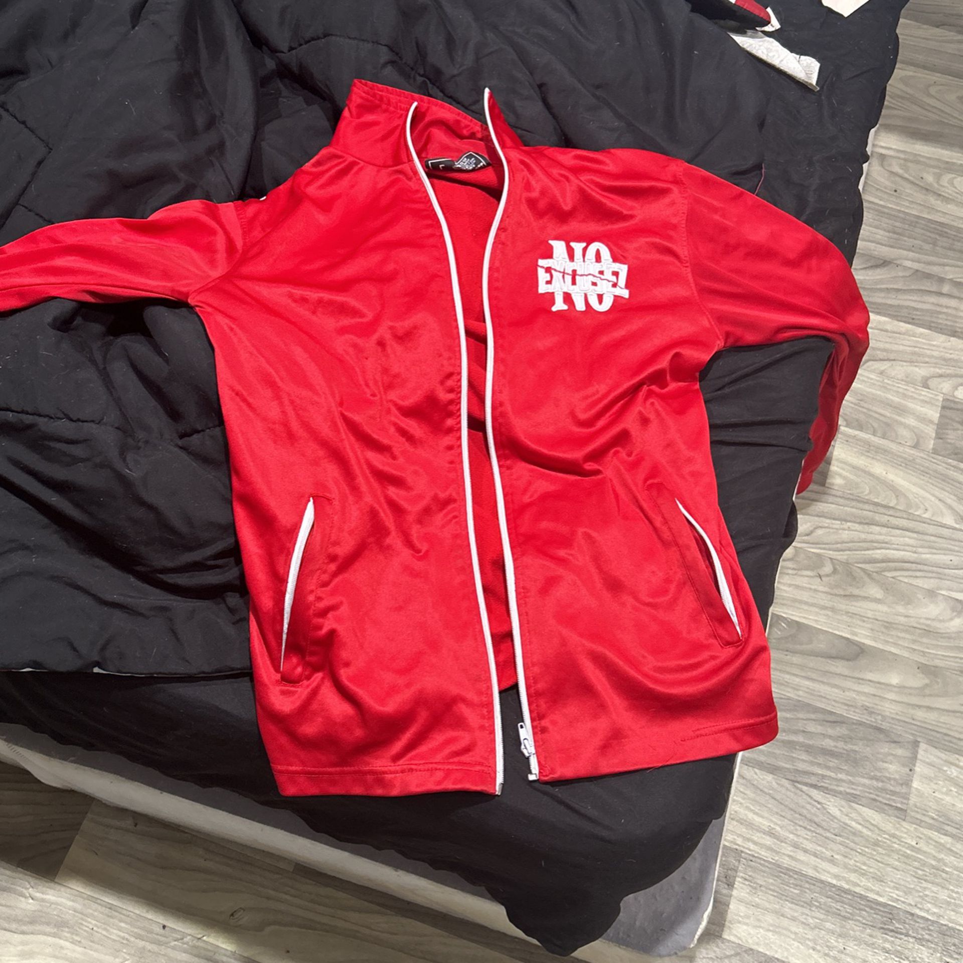 Red No Excuses Jacket Size Large 
