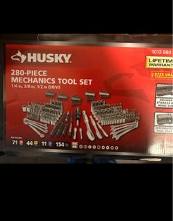 Husky 280pc mechanic tool set New