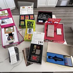 ALL 8 Board games /card games kids,teens, Family