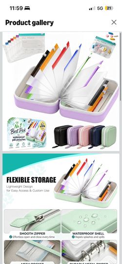 14 Day Travel Pill Kit Personal Medicine