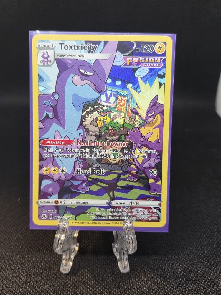 Toxtricity GG09/GG70 Crown Zenith: Galarian Gallery Holo