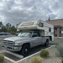 2000 Dodge Ram 2500 Truck and Lance Camper