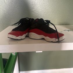 Kids Jordan 6 Ring Red And Black