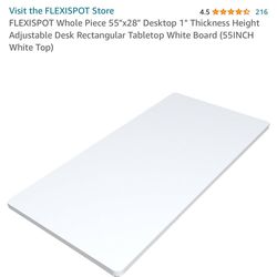 White Table Top Only 