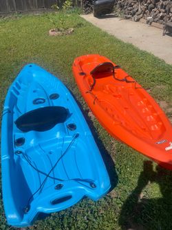 2 kayaks 8 ft