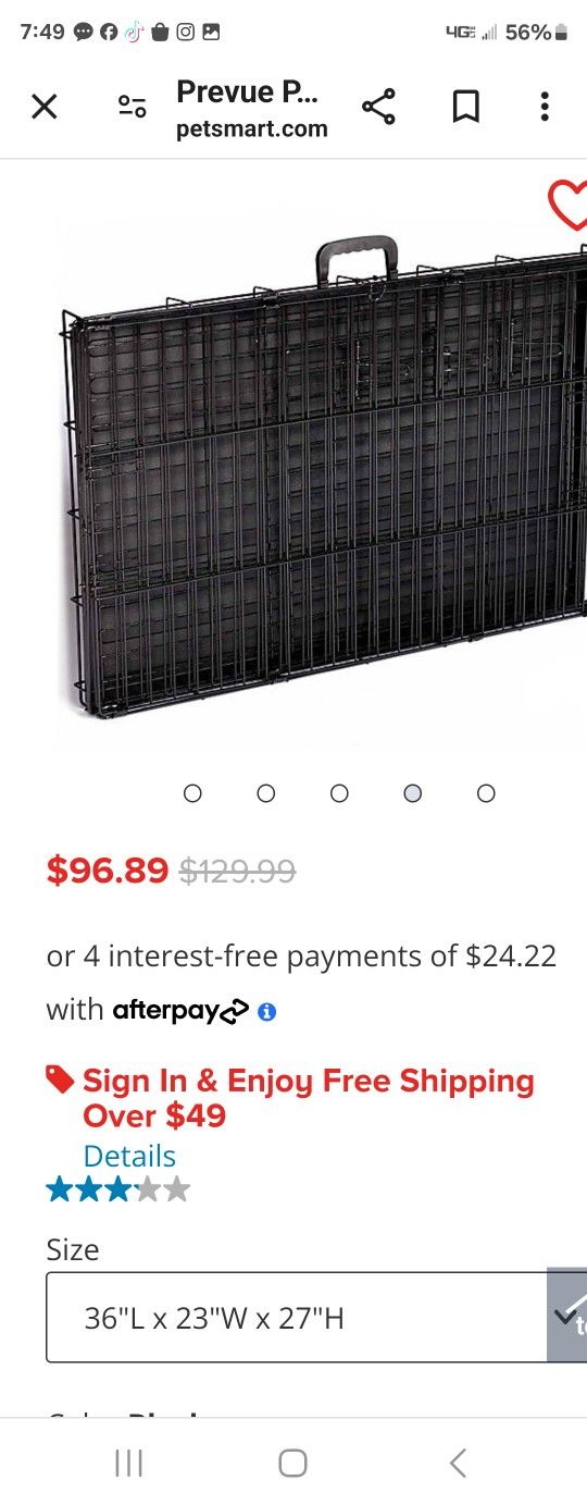 Dog Crate Medium/large