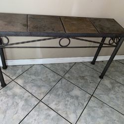 Medal And Tile Couch Table