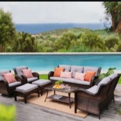 Patio Furniture Set With Swivel Chairs Swivel Rocking Chairs Brand New Patio Outdoor Furniture, 🚚🆕🚚🆕