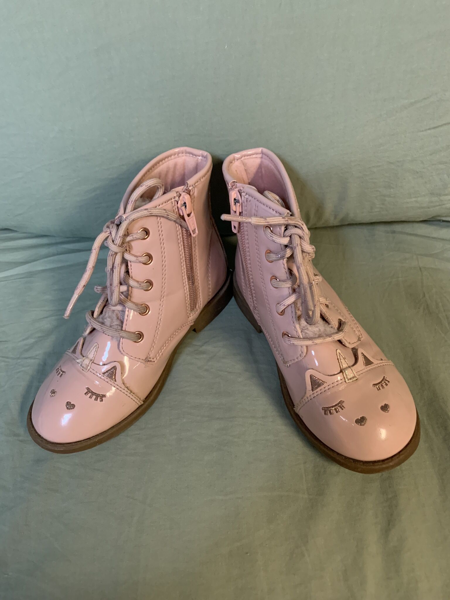 Wonder Nation Pink Boots Size 11