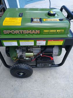 Sporting 7000 w generator new