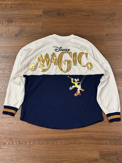 Disney Spirit Jersey Lot: Inside Out 10th Anniversary & Gold Magic White Sz L