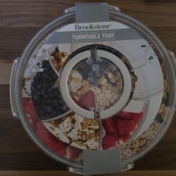 Brookstone Round Turntable Tray